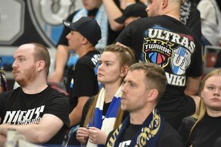 Arriva Polski Cukier Toruń - Anwil Włocławek, zdjęcia kibiców i zawodników z 4. meczu fazy play-off Orlen Basket Ligi