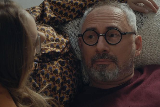 M jak miłość odc. 1868. Sylwia (Hanna Turnau), Adam Werner (Jacek Kopczyński)