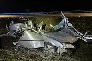 Makabryczny wypadek na S8. Auto zjechało z jezdni. Nie żyją dwie osoby