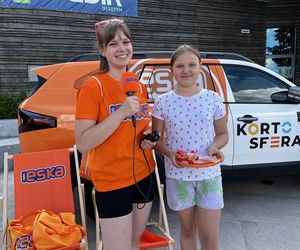 Wakacyjny patrol Eska Summer City na olsztyńskiej Plaży Miejskiej