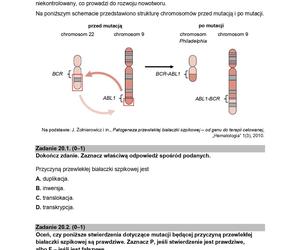 Biologia arkusze MATURA 2024 rozszerzenie FORMUŁA 2015