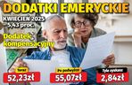 Dodatki emeryckie - kwiecień 2025 - 5,43 proc.