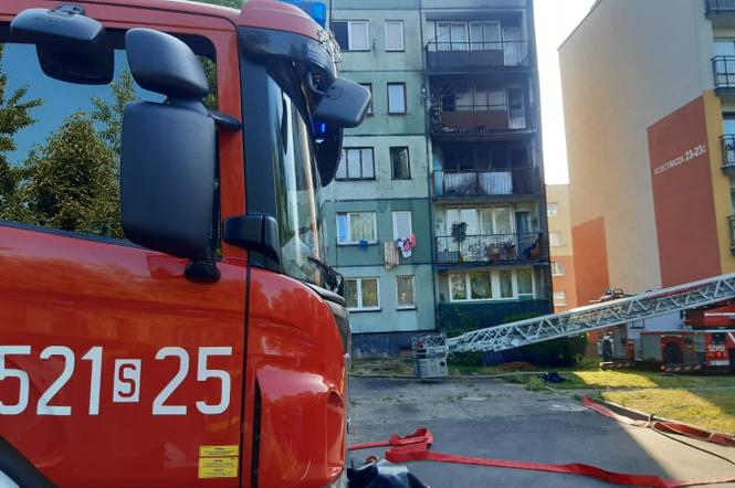 Pożar w Mysłowicach przy ul. Robotniczej