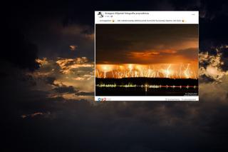 Niesamowite zdjęcie burzy nad Jeziorem Tarnobrzeskim. Ta fotografia podbija sieć