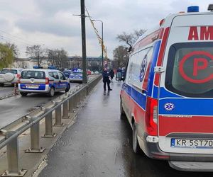 Dramat w Krakowie. Młoda kobieta próbowała skoczyć z mostu Grunwaldzkiego