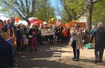 Manifestacja nauczycieli w Szczecinie