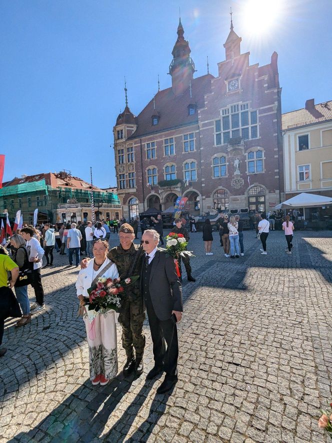 Przysięga żołnierzy WOT w Tarnowskich Górach