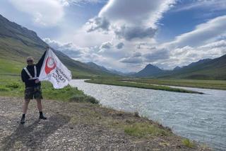   Policjant z Rzeszowa chce okrążyć Islandię na rowerze [GALERIA]