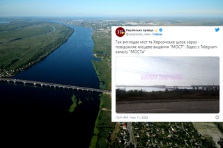 Ukraina: Rosjanie zniszczyli Most Antonowski przez Dniepr