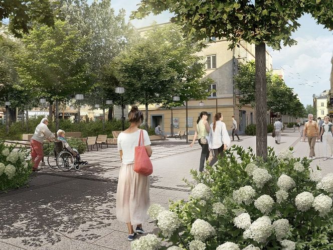 Ul. Chmielna – zakończona w grudniu 2024 r.