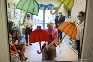 Agata Duda odwiedziła chore dzieci