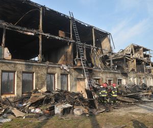 Pożar hotelu socjalnego w Kamieniu Pomorskim