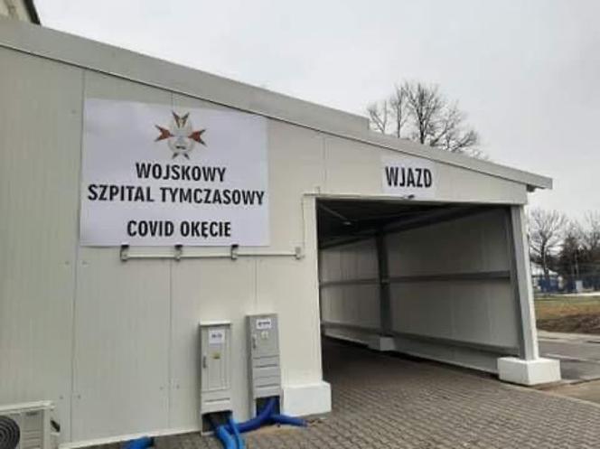 Pierwsi pacjenci w szpitalu covidowym na Okęciu