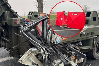 Tragiczny wypadek wojskowej ciężarówki na trasie do Warszawy. Dwie osoby zginęły, 4-letnie dziecko w szpitalu