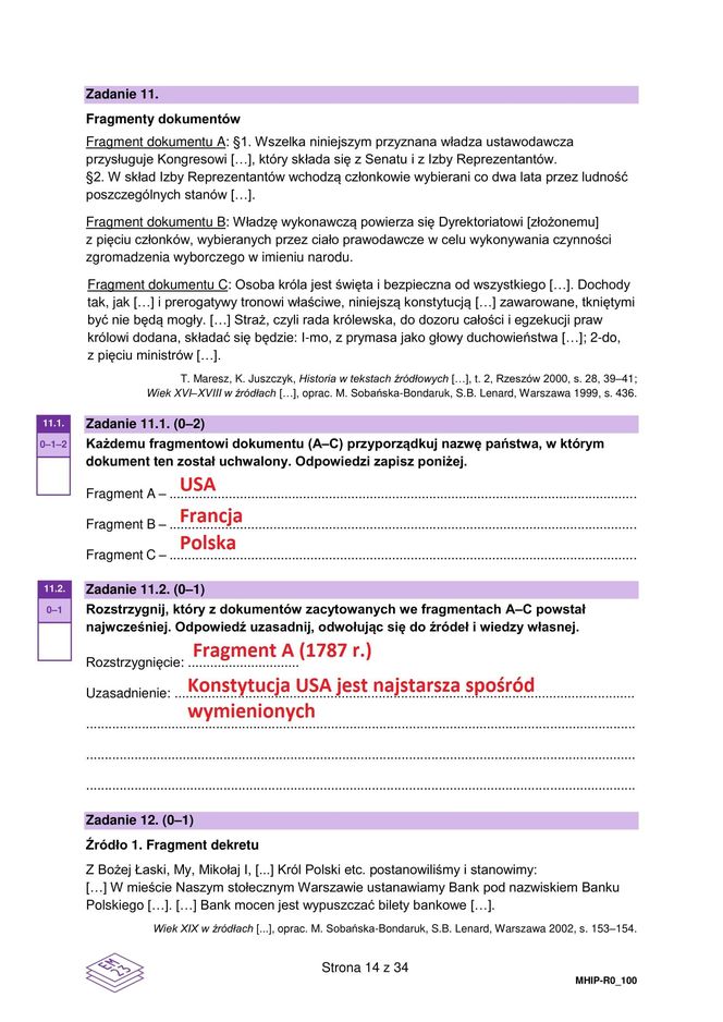 Matura historia 2025: Odpowiedzi i arkusze CKE [19.05.2025] nowa formuła 2023	
