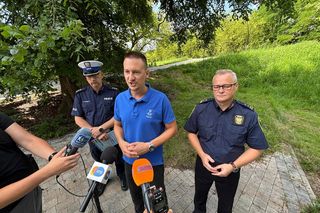 Konferencja prasowa dotycząca bezpieczeństwa 