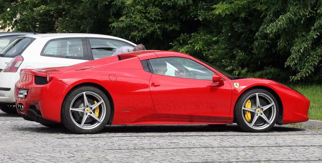 Kuba Błaszczykowski w Ferrari 458 Spider