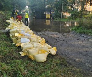 Powódź w Żaganiu. Tak wygląda ul. Dworcowa 