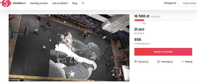 Boisko z muralem Kobe'ego Bryanta! Fundusze zbierają internetowo uczniowie