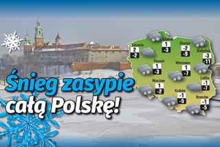Pogoda na czwartek: Śnieg zasypie całą Polskę! [MAPA]
