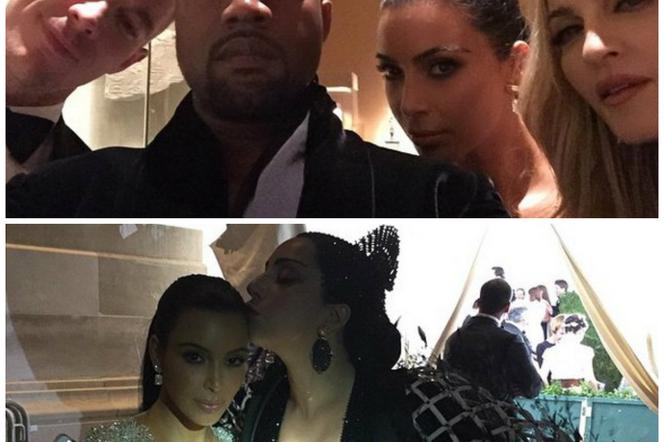 Met Gala 2015: Kim Kardashian chwali się selfie z gwiazdami! ZDJĘCIA