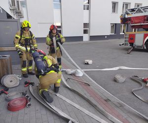 Powiatowe ćwiczenia strażackie w szpitalu wojewódzkim w Siedlcach