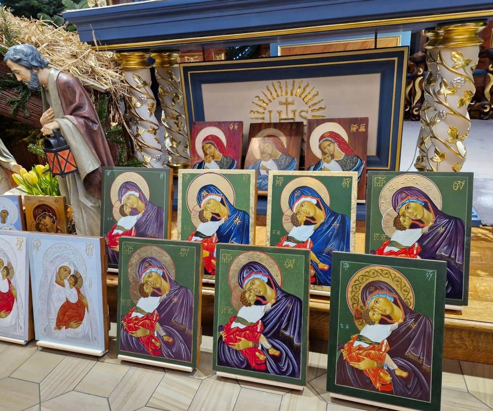Warsztaty pisania ikon odbyły się w połowie stycznia w Skrzatuszu
