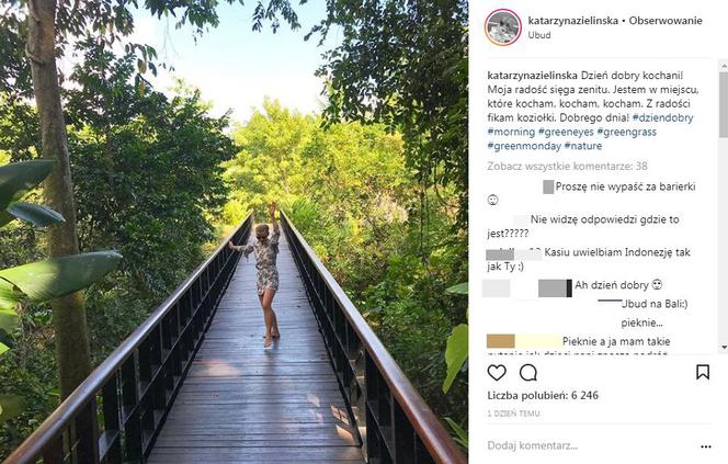 Katarzyna Zielińska na majówce