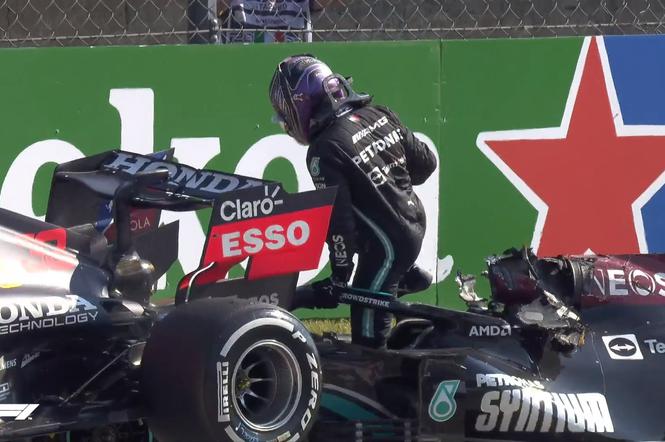 GP Włoch: Wypadek Hamiltona i Verstappena