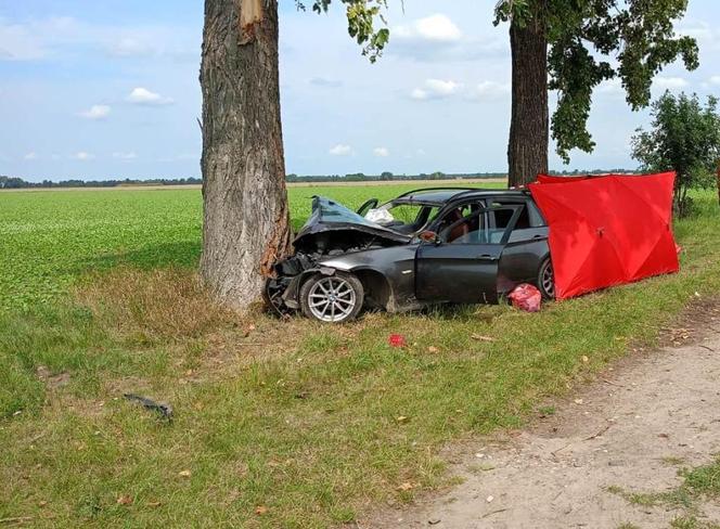 Tragedia na prostej drodze pod Śremem! Zginął 27-latek pasażer