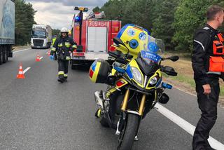 Zderzenie trzech aut na trasie Bydgoszcz - Toruń