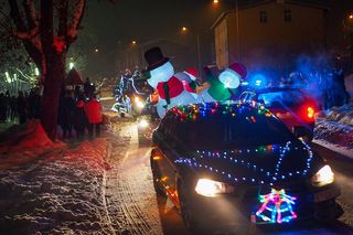 Świąteczne Samochody w Żorach