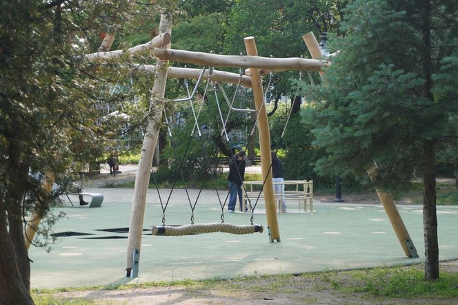 Plac zabaw w Parku Planty