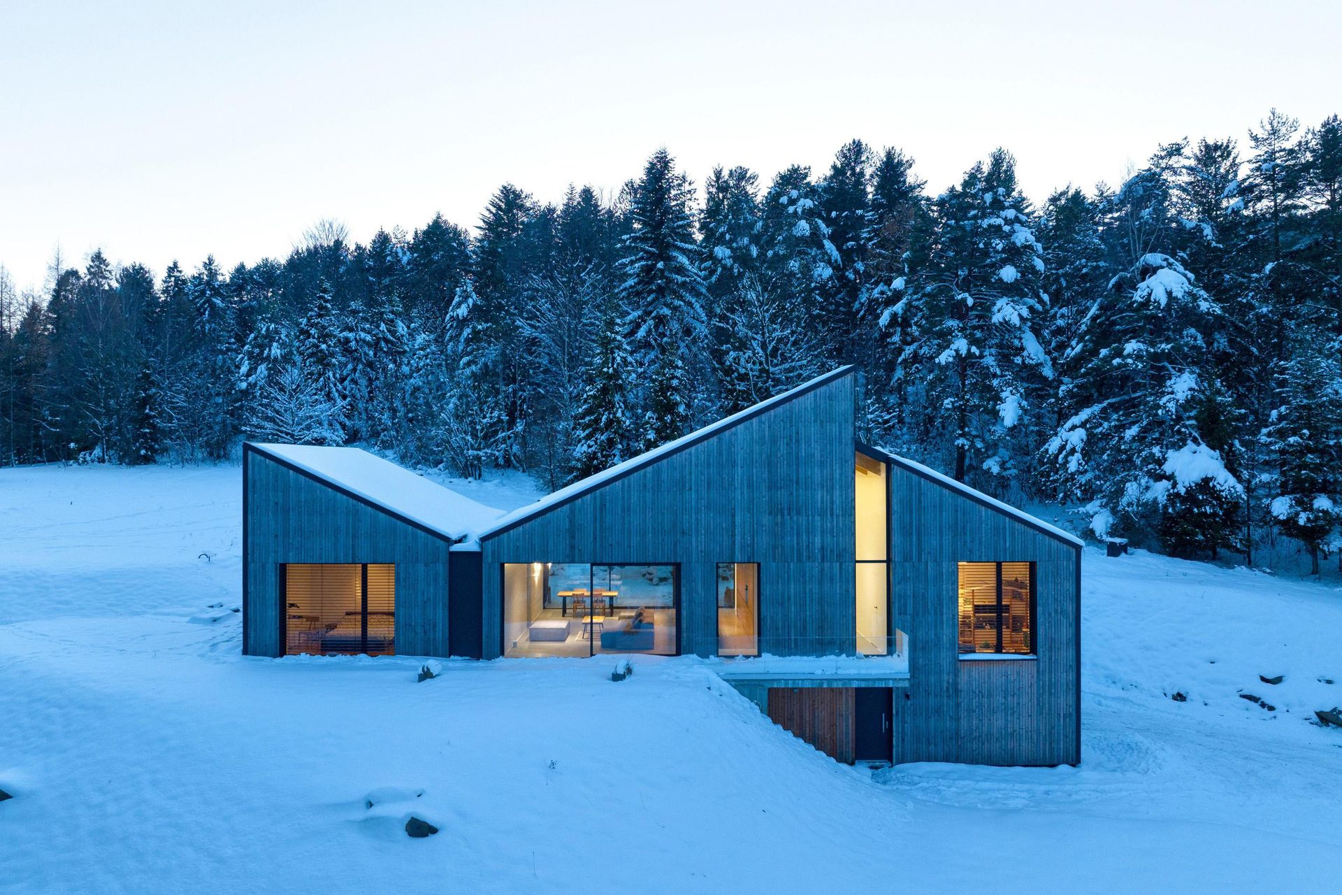 Dom w Beskidach, projekt RS+