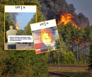 Pożar wagonów Orlenu