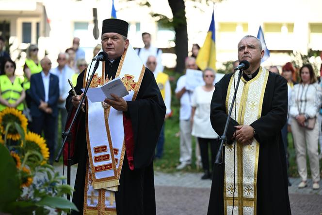 Ukraińcy świętują rocznicę odzyskania niepodległości w Gdańsku. Zniszczono baner przy konsulacie