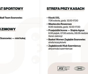 Dni Sosnowca 2025. Szczegółowy program wydarzeń
