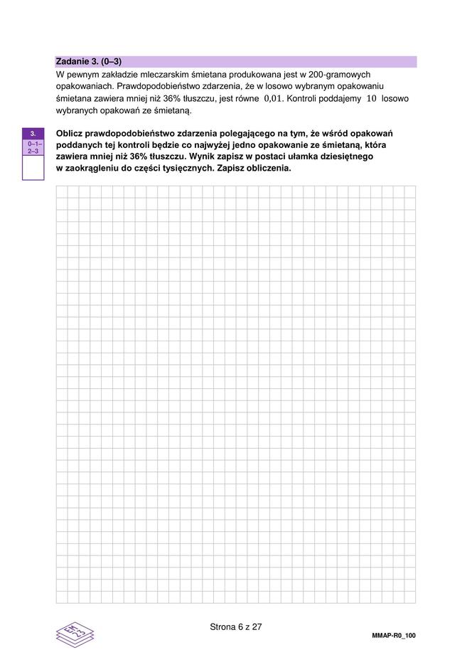 Matura z matematyki rozszerzonej – ARKUSZ FORMUŁA 2015