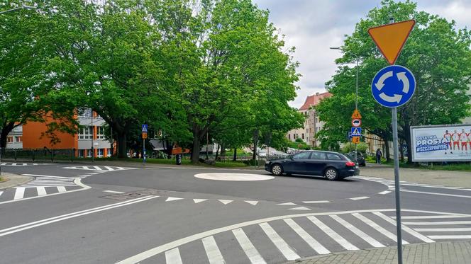 Mini rondo u zbiegu ulic Grodzkiej, Sołtysiej i Farnej
