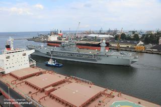 Tak prezentuje się amerykański niszczyciel w Gdyni