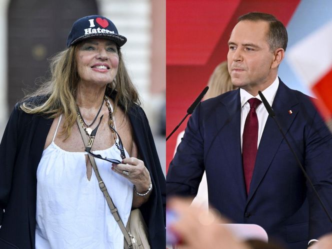 Agnieszka Perepeczko i Karol Nawrocki