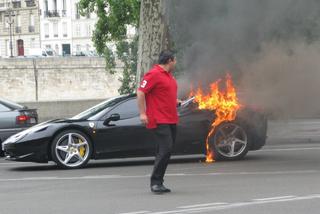 Płonące supersamochody / Ferrari 458 Italia