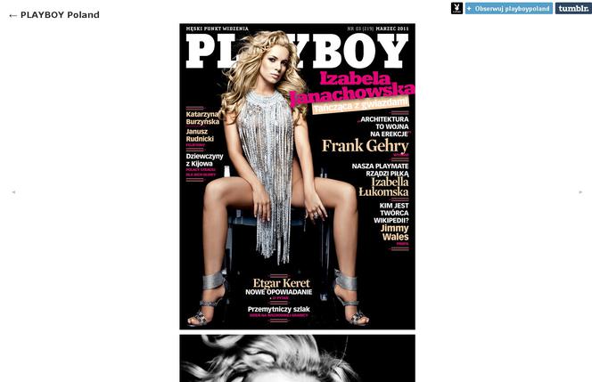 Izabela Janachowska w Playboyu