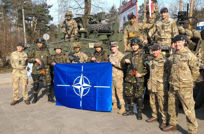 Żołnierze NATO zatrzymali się w Warszawie