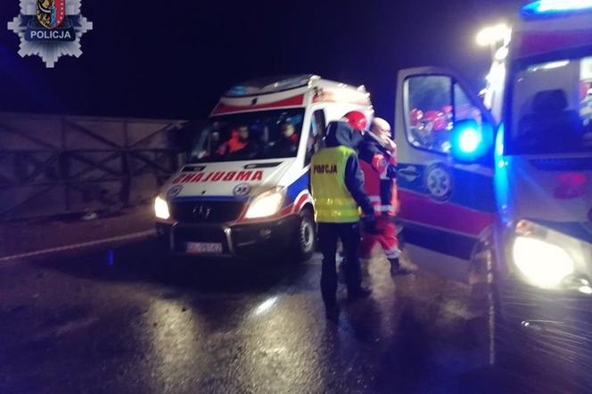 Wypadek autokaru na S3 koło Polkowic, 6.12.2018