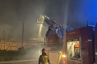 Warszawa. Pożar hali przy ul. Modlińskiej 16