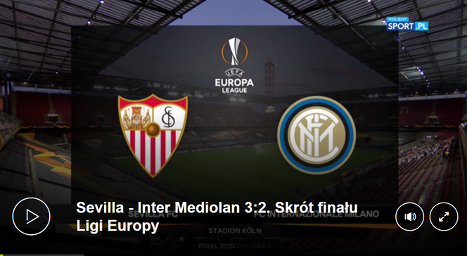 Skrót meczu Sevilla - Inter Mediolan