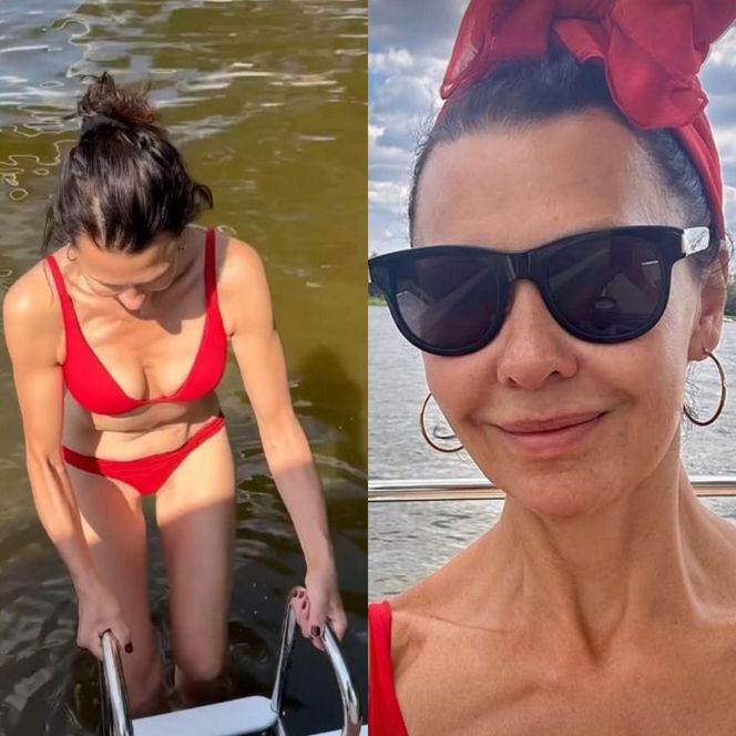 Gorące nagranie Anny Popek! Bikini, słońce i wodna przygoda