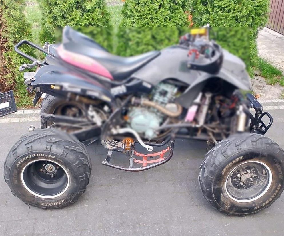 Ksawerynów: Wypadek 17-latka na  quadzie. Nastolatka zabrał śmigłowiec LPR!