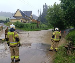 Potężny opad deszczu w Tatrach. Biały Dunajec przekroczył stan ostrzegawczy